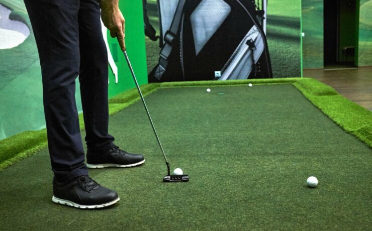 Golftraining im Winter
