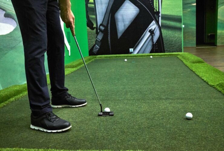 Golftraining im Winter