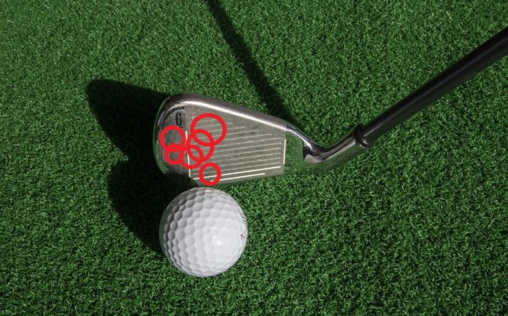 Impact beim Golfball