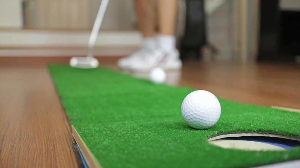 Indoor-Putting Übungen für den Winter