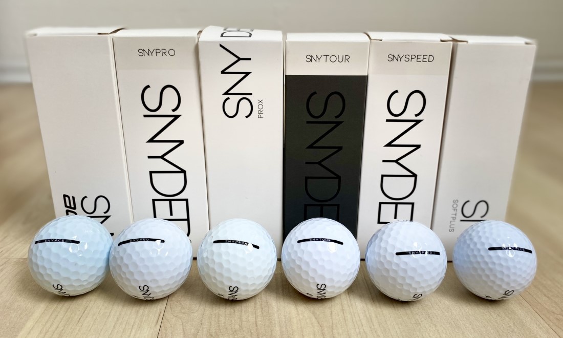 Die verschiedenen Snyder Golf Golfbälle