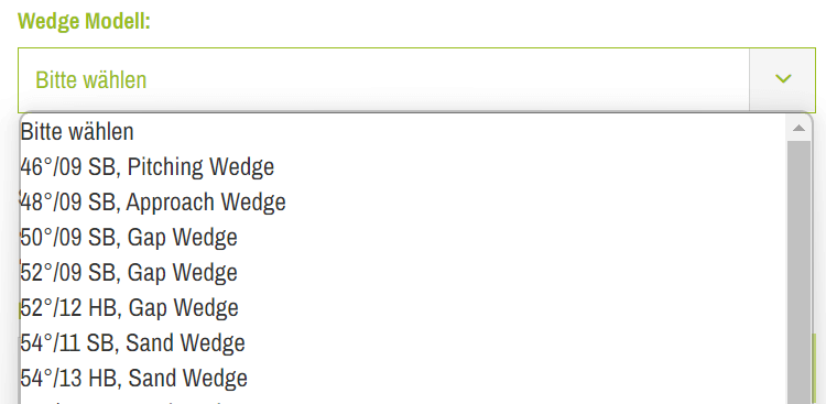 Wedge Loft und Bounce Erklärung